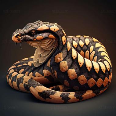 3D модель Lampropeltis elapsoides (STL)